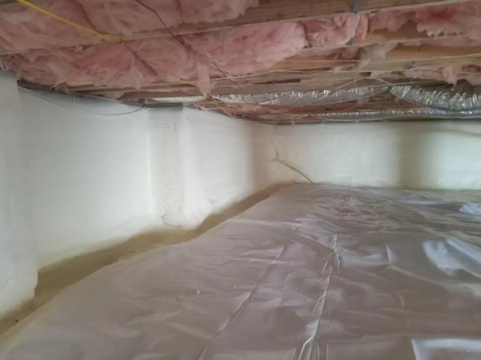 Crawl space encapsulation with closed-cell spray foam for Metal Roof Coating in Twin Falls